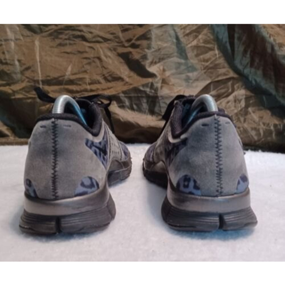 Nike 5.0 V4 Leopard Running Shoes Purple Gray Black 511281-013 Women US 6.5 USED - Picture 4 of 9